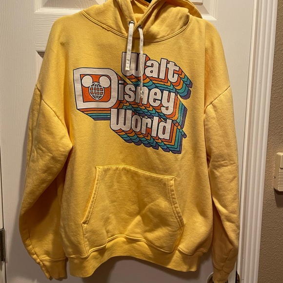 Disney Tops - Walt Disney World Sunshine Yellow Women’s XL Hoodie